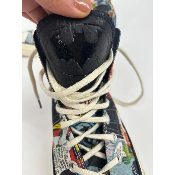 Converse Sneaker Unisex Mens 8 Womens 10 Batman 80th Anniversary Chuck 70 Hi - Picture 7 of 14